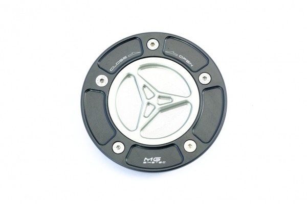 [MG-Biketec] Mg-biketec Fuel Filler Cap Suzuki GSF 650 / 650 S Bandit Titanium Grey 2007 | 5540-857007