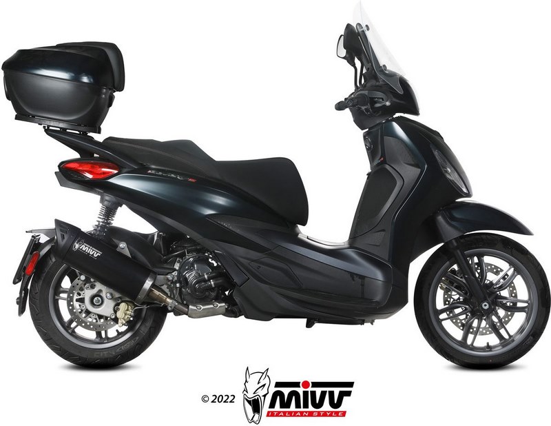 Mivv MOVER BLACK STAINLESS STEEL SLIP-ON Standard | MV.PG.0006.LV - Webike Thailand