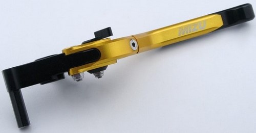 Mizu Brake Lever left, including ABE, Gold | 309G2255012 - Webike Thailand