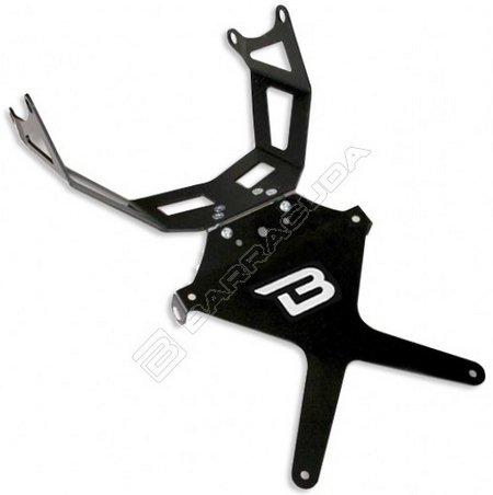 BARRACUDA MOTO LICENCE PLATE RECLINABLE | HP6104-RR-BN - Webike Thailand