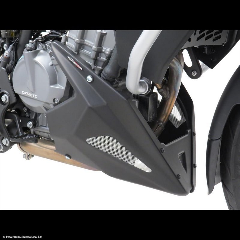 Belly Pan, Black-Silver Mesh - Webike Thailand