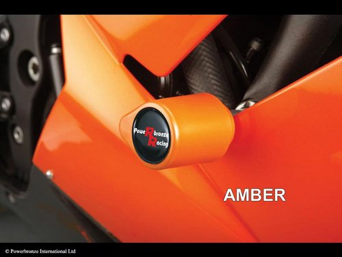Badged Crash Post Set, Amber - Webike Thailand