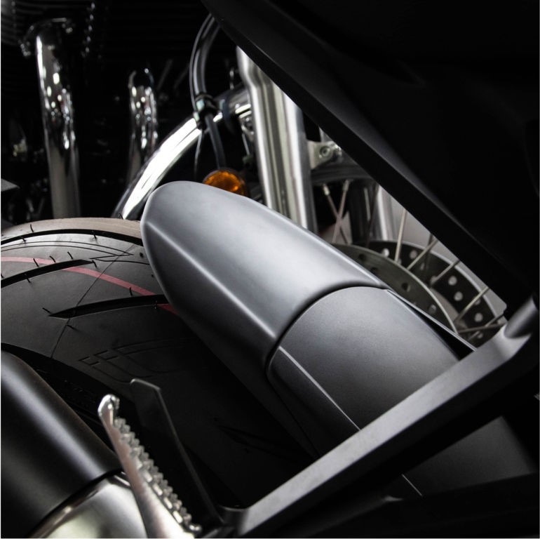Puig Rear Fender extension, Matt black | 1803J - Webike Thailand