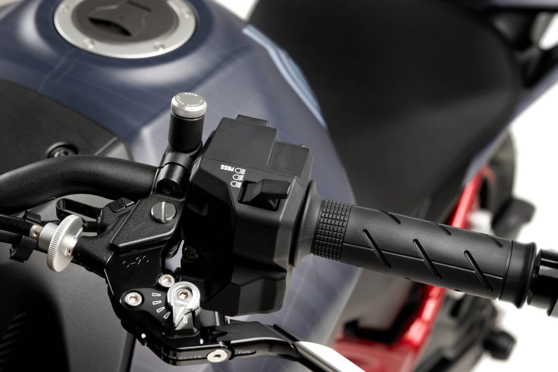 Puig Mirror Hole Screw Plug Blue | 21805A - Webike Thailand