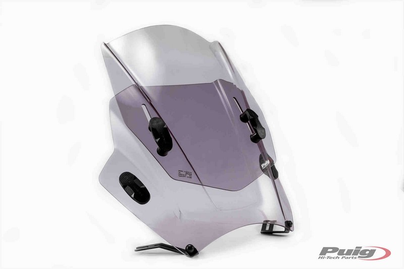 Puig Windshield Up&Down, Smoke | 2193H - Webike Thailand