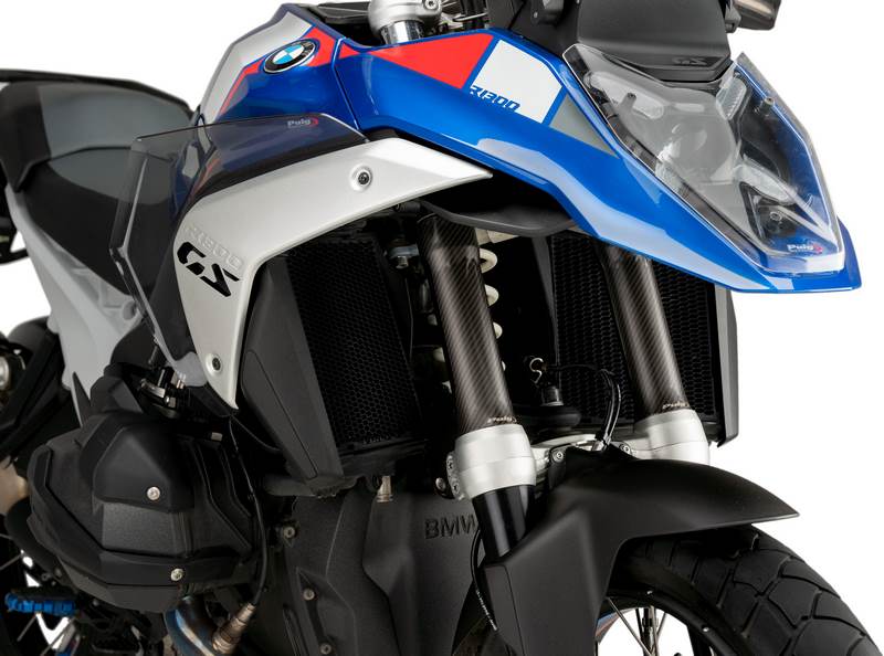 Puig FORK PROTECTOR KIT, Carbon look | 22052C - Webike Thailand