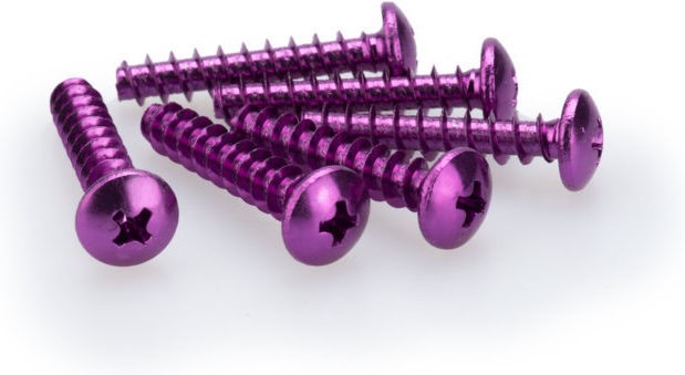 Puig Anodized Aluminium Screws, Purple | 2543L - Webike Thailand