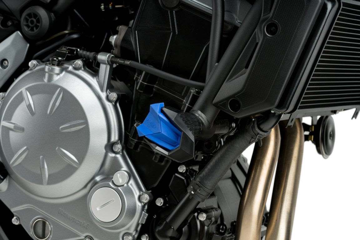 Puig Spare - Rubber End Protector R19, Blue | 3148A - Webike Thailand