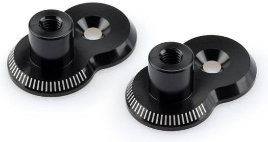 Puig Racing Footpegs, Black | 3838N - Webike Thailand