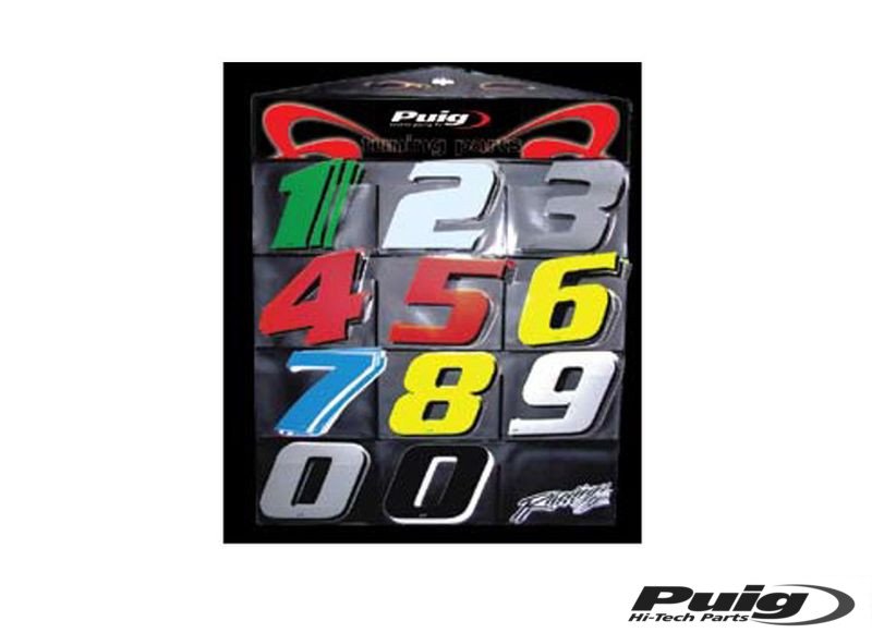 Puig Numbers, Blue | 4040A - Webike Thailand