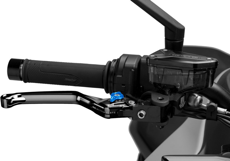 Puig Unfoldable Brake Lever 4.0. Blue With Black Selector | 4120NA - Webike Thailand