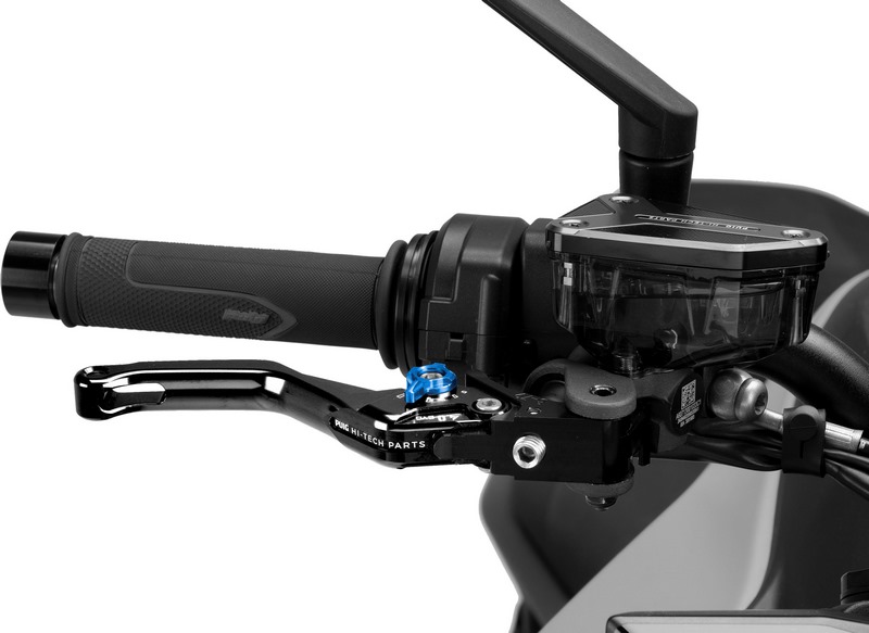 Puig Short Brake Lever 4.0. Blue With Black Selector | 4130NA - Webike Thailand