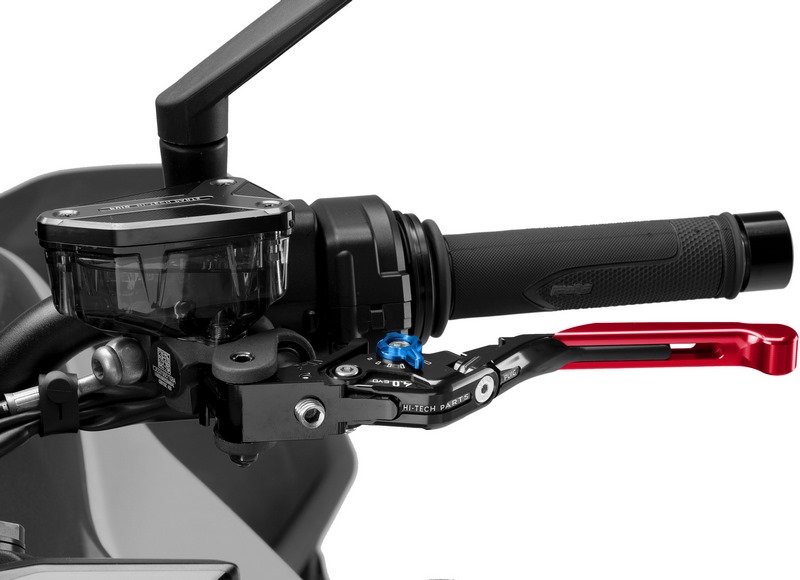 Puig Clutch Levers 4.0. Blue With Red Selector/Black Extendable | 424RNA - Webike Thailand