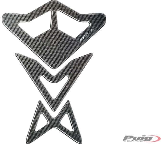 Puig Sun Tank Pads, Carbon look | 4512C - Webike Thailand
