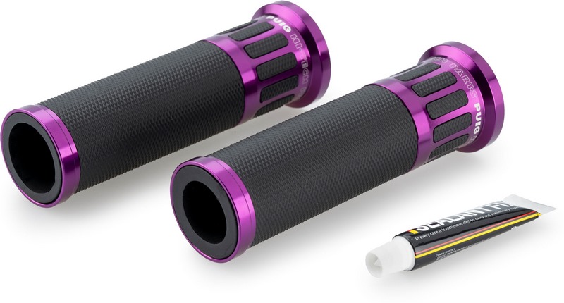 Puig Racing Grips Purple | 5879L - Webike Thailand