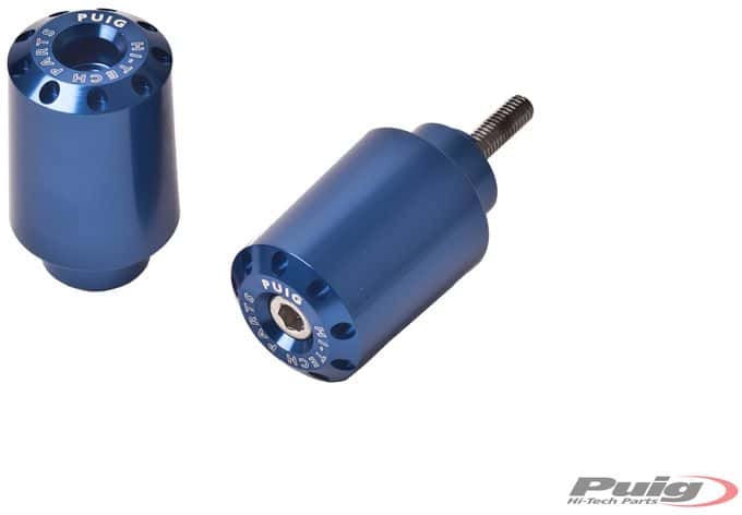 Puig Bar Ends Longs, Blue | 6276A - Webike Thailand