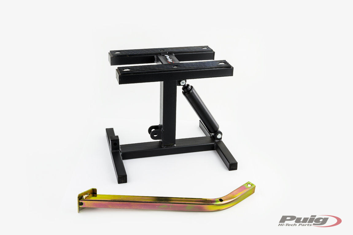 Puig Off-Road Stand Hydraulic, Black | 6290N - Webike Thailand