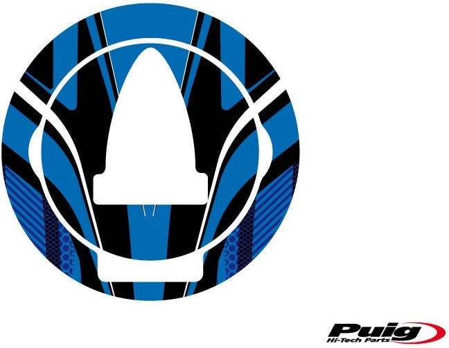 Puig Radikal Fuel Cap Covers, Blue | 6296A - Webike Thailand