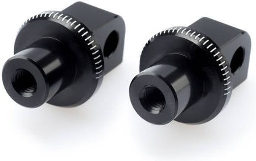 Puig Footpegs Adapters, Black | 6353N - Webike Thailand