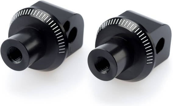 【Puig】Puig Footpegs Adapters, Black | 6355N