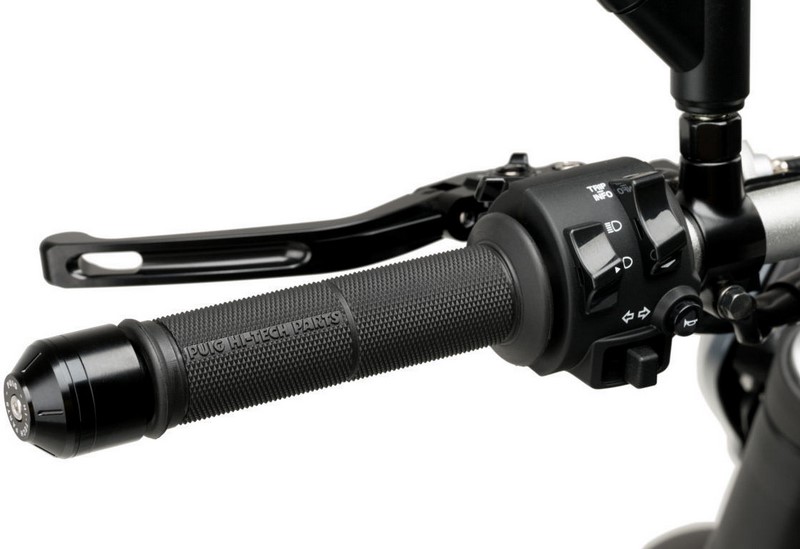 Puig Hi-Tech Basic Grips, Black | 6404N - Webike Thailand