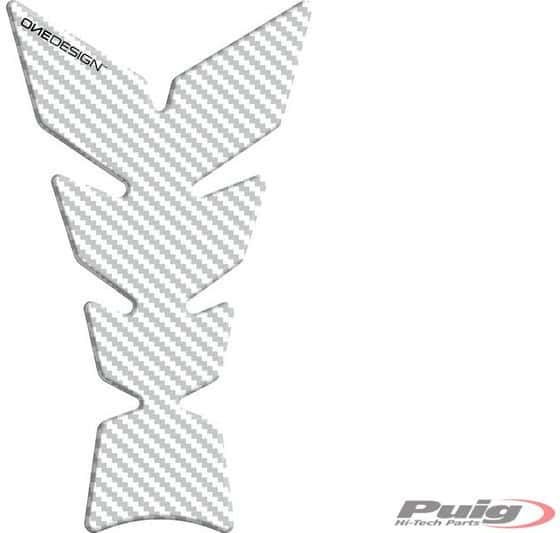 Puig Soft Tank Pad, White | 8432B - Webike Thailand