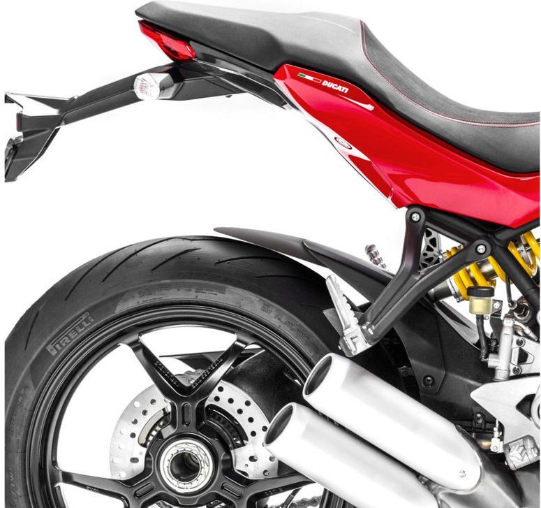 Puig Rear Fender extension, Matt black | 9887J - Webike Thailand
