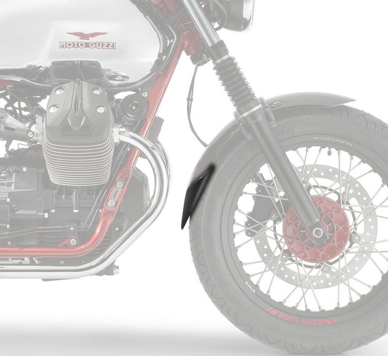 Pyramid Plastics Moto Guzzi V7 II Clubman Racer Extenda Fenda Matte Black 2015>2017 | 058731 - Webike Thailand