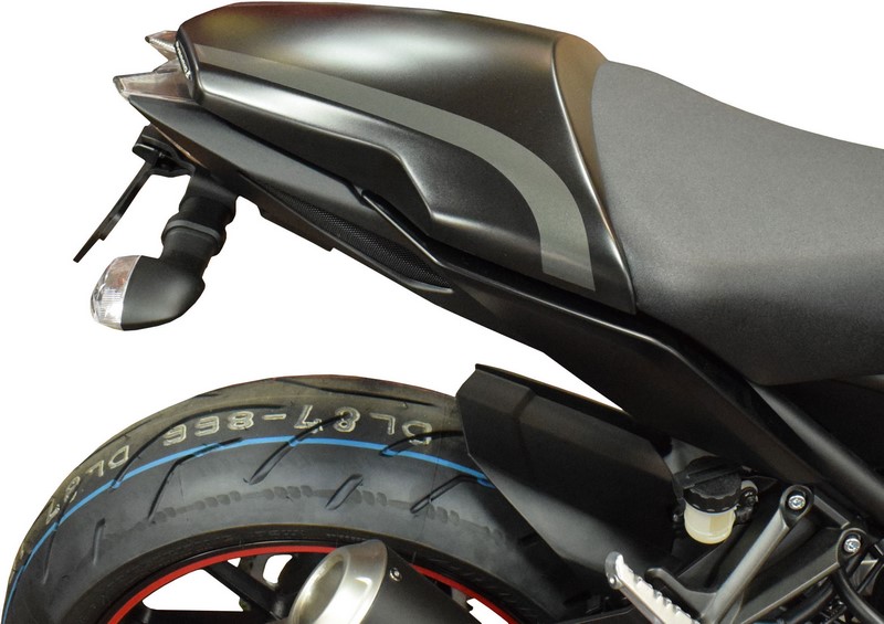 Pyramid Plastics Yamaha MT-09 SP Seat Cowl Matte Black 2018> | 12412M - Webike Thailand
