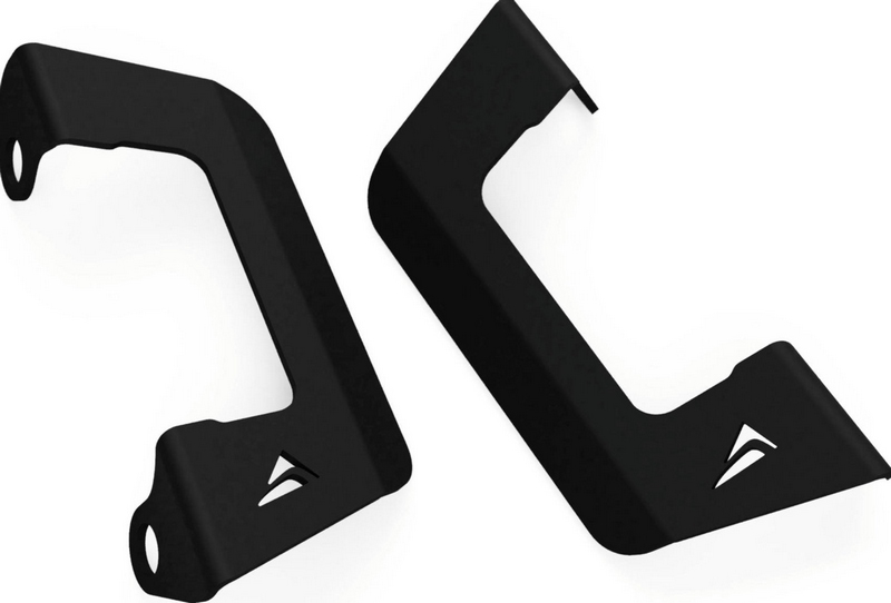 Pyramid Brake Caliper Guards | Matte Black | Moto Guzzi V100 Mandello 2022>Current | 36875M - Webike Thailand