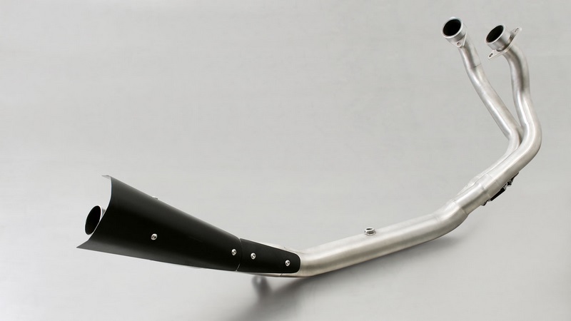 Stainless Header 2-1 No Cat., Incl. Black Heat Shield, No EC- Approval - Webike Thailand