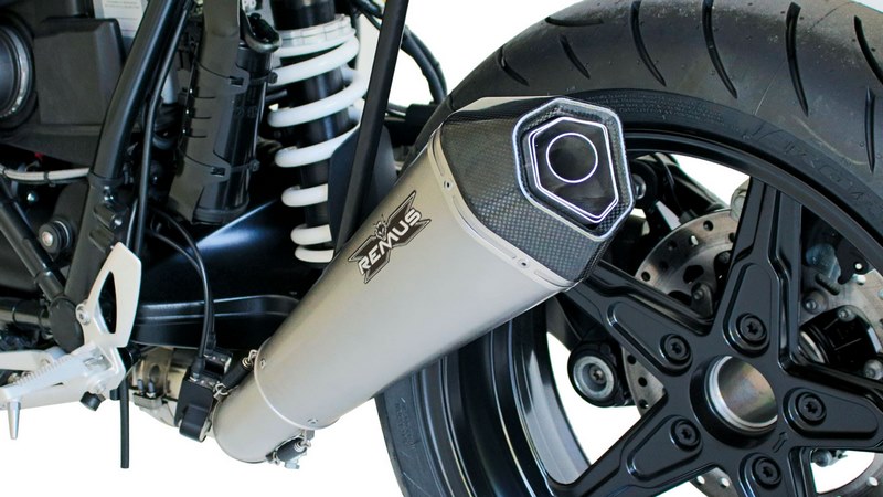Hypercone, Racing Slip On Muffler With Connecting Tube Low To Mount With Sozius Footpegs, Titanium, Without EC Homologation - Webike Thailand