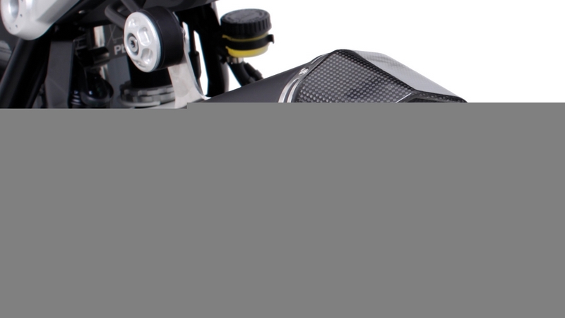 Hypercone, Slip On Muffler With Connecting Tube Upswept, Stainless Black, EC Homologation - Webike Thailand