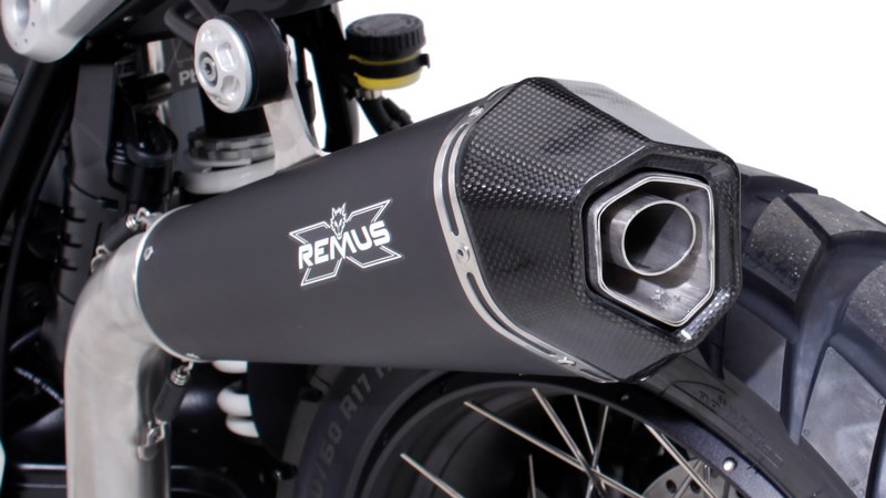 Hypercone, Racing Slip On Muffler With Connecting Tube Upswept, Stainless Black, Without EC Homologation - Webike Thailand