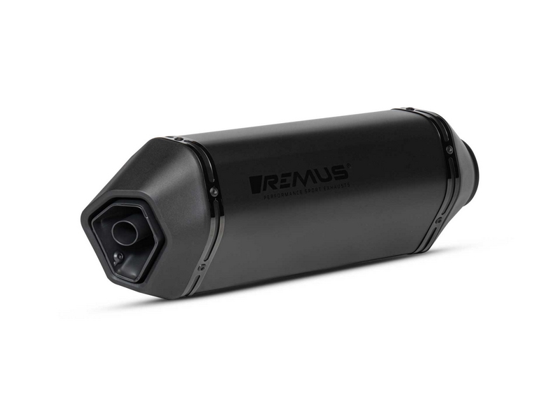 Slip-On Notte, Stainless Black, Header With Catalytic Converter, Incl. EC Type Approval - Webike Thailand