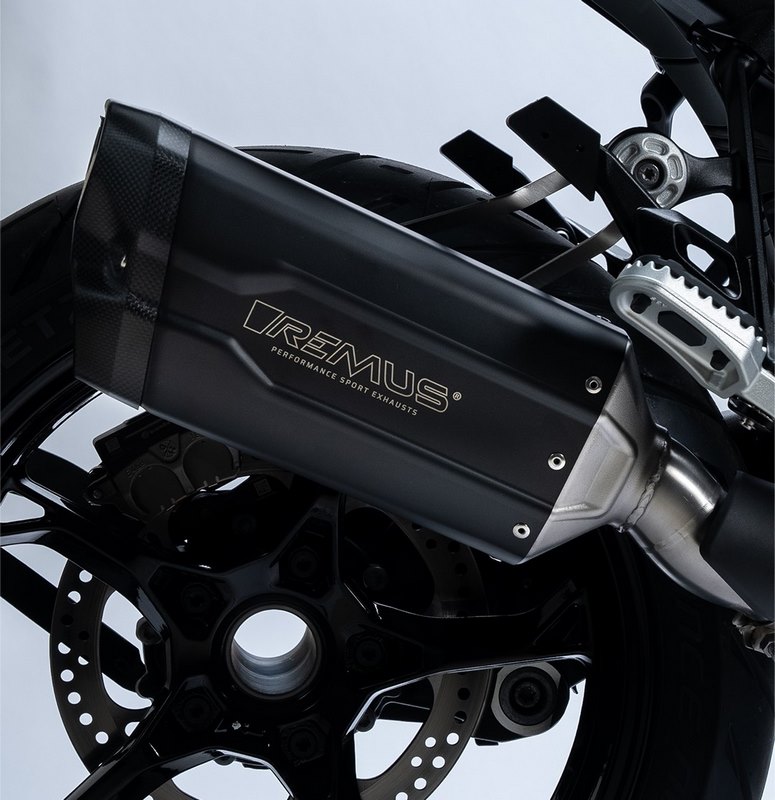 Slip On Sport Exhaust, Stainless Black Coated, Racing No EC Approval - Webike Thailand