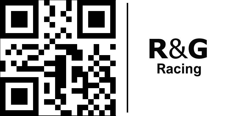 R&G Racing Paddock Stand Adapters, Black/silver | SH0008 - Webike Thailand