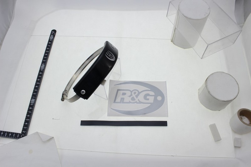 R&G Racing Exhaust Protector, Black | EP0020BK - Webike Thailand