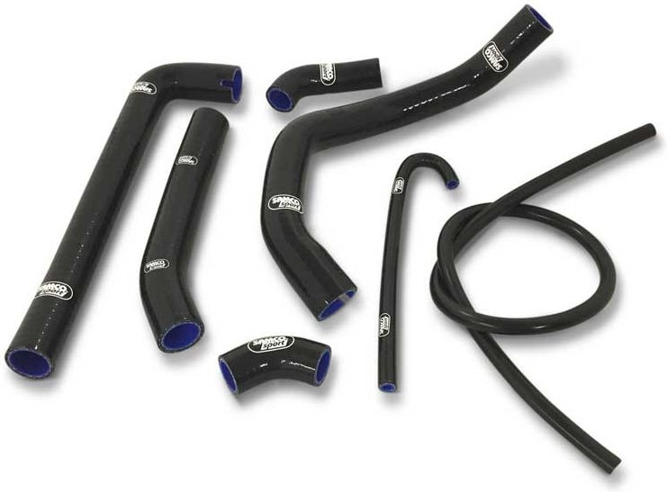 Samco Sport Ducati Panigale 1199 Superleggera 2012 - 2014 7 Piece Samco Sport Silicone Radiator Coolant Hose Kit | DUC-23-BK - Webike Thailand