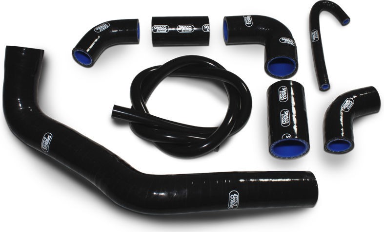 Samco Sport Ducati Panigale V4 2018-2021 8 Piece Samco Sport Silicone Radiator Coolant Hose Kit | DUC-32-BK - Webike Thailand