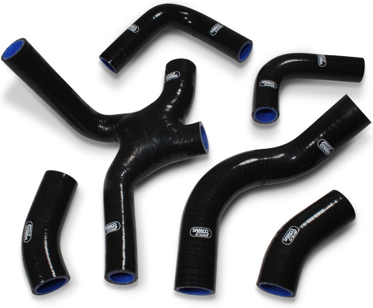 Samco Sport Ducati 888 1991 6 Piece Samco Sport Silicone Radiator Coolant Hose Kit | DUC-7-BK - Webike Thailand