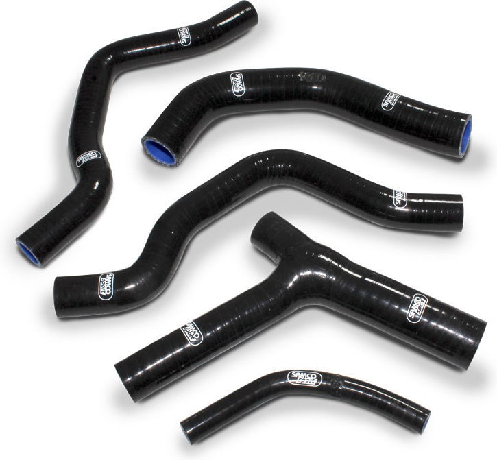 Samco Sport Honda CR 500 1985 - 1988 5 Piece Samco Sport Silicone Radiator Coolant Hose Kit | HON-40-BK - Webike Thailand