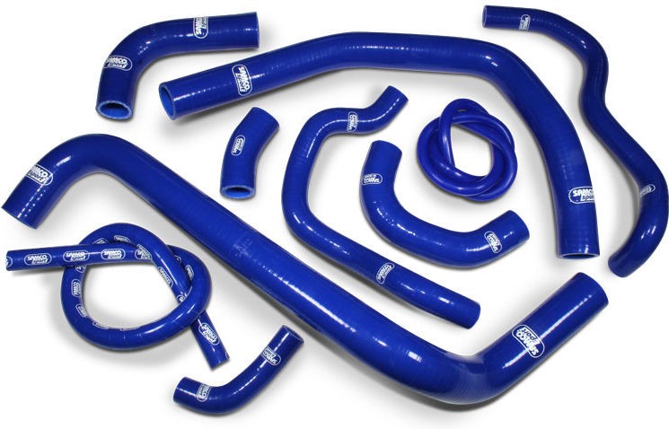 Samco Sport Honda CBR 600 RR PC37 2003 - 2004 10 Piece Samco Sport Silicone Radiator Coolant Hose Kit | HON-64-BU - Webike Thailand
