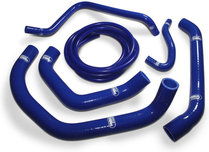 Samco Sport Kawasaki Concours C14 / 1400 GTR / ZG1400 2008 - 2009 6 Piece Samco Sport Silicone Radiator Coolant Hose Kit | KAW-85-BU - Webike Thailand