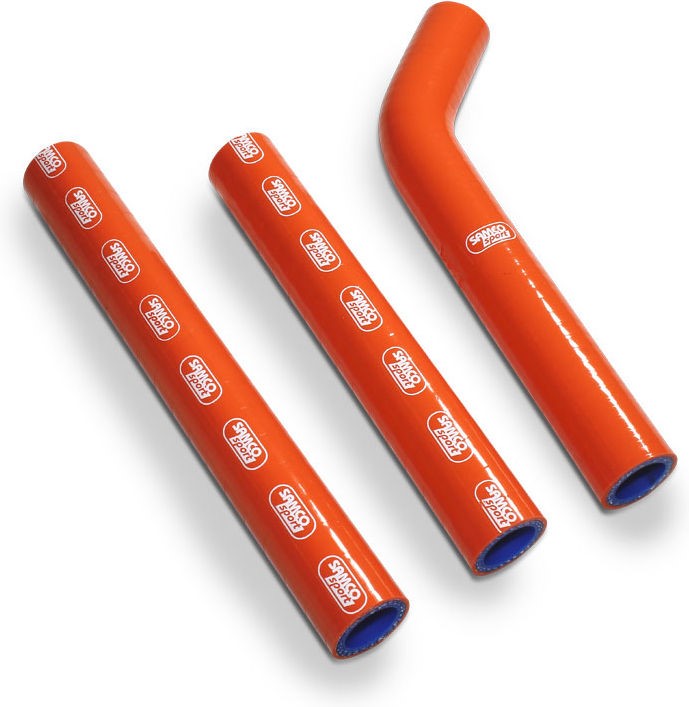 Samco Sport KTM 125 SX 2011 - 2015 3 Piece Samco Sport Silicone Radiator Coolant Hose Kit | KTM-36-OR - Webike Thailand