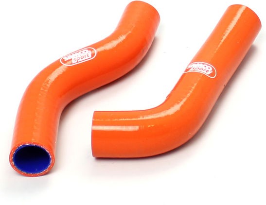 Samco Sport KTM 690 Duke 2008 - 2019 2 Piece Samco Sport Silicone Radiator Coolant Hose Kit | KTM-61-OR - Webike Thailand