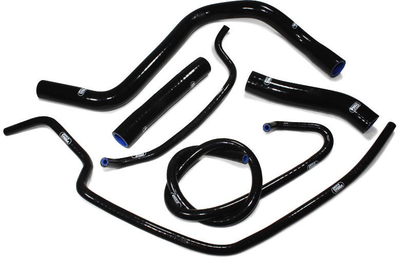 Samco Sport Triumph Speed Triple 1050 R / S 2016 - 2018 6 Piece Samco Sport Silicone Radiator Coolant Hose Kit | TRI-17-BK - Webike Thailand