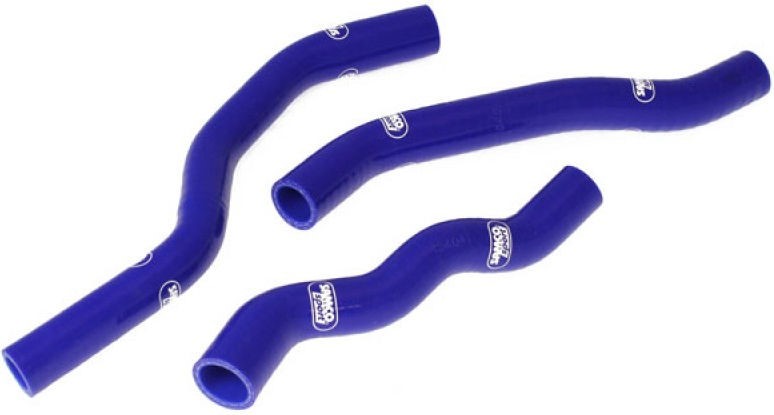 Samco Sport Yamaha XTZ 750 Super Tenere 1989 - 1997 3 Piece Samco Sport Silicone Radiator Coolant Hose Kit | YAM-41-BU - Webike Thailand