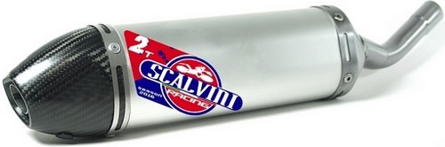 Scalvini / スカルビーニ Mix サイレンサー ツーストロークエンジン アルミニウム カーボンキャップ | 002.014212
