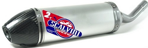 Scalvini / スカルビーニ Mix サイレンサー ツーストロークエンジン アルミニウム カーボンキャップ | 002.014222